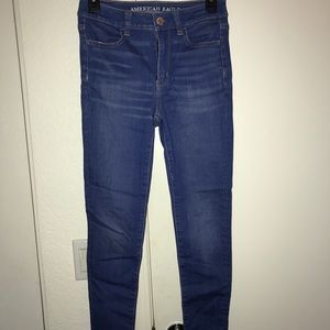Bright blue American Eagle jeans